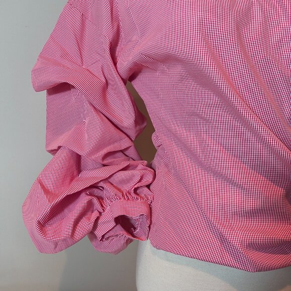 Pinstripes Wrap Top - Picture 2 of 7